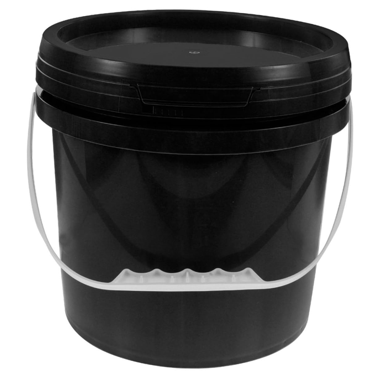 WOONEKY Cubo De Pintura De Plástico con Tapa y Asa Contenedor De Almacenamiento para Pintura Uso Profesional y