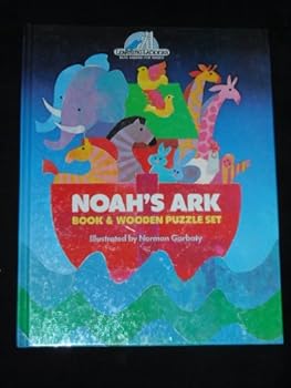 Hardcover NOAH'S ARK BK & PUZZLE (Learning Ladders : Blue Ladder for Babies) Book