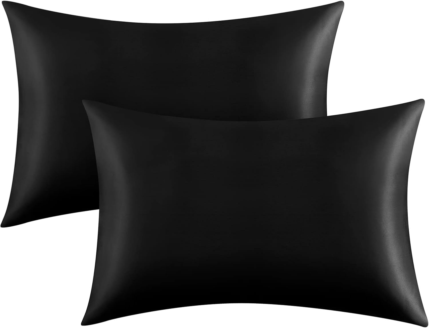 CozyLux Satin Pillowcase for Hair and Skin Queen Set of 2 Soft Pillow Cases Silky