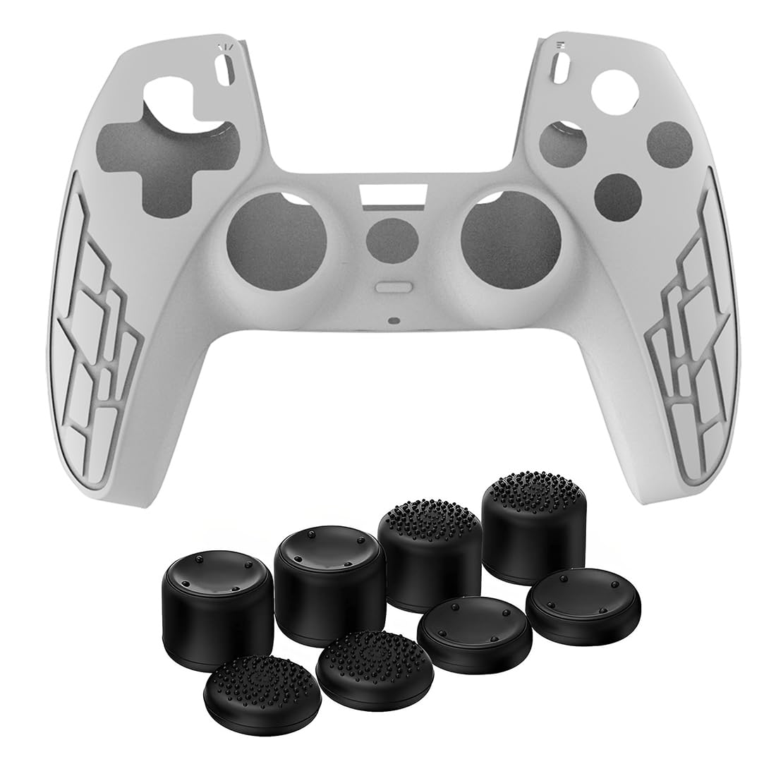 See full amazon price history chart for OIVO INDIA White Cover for PS5 Game Controller Remote Sleeves with Black ThumbGrip Set OIVO INDIA White Cover for PS5 Game Controller Remote Sleeves with Black ThumbGrip Set (B0CGCFDZYC) Amazon Price History, Amazon Price Tracker