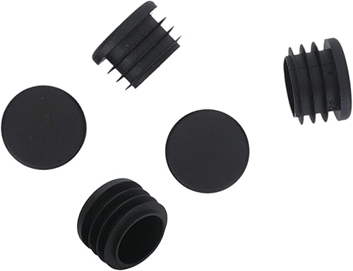 Miniatura 5 de LoveDeal Tapa redonda de extremo de tubo de 1 pulgada (0.984 in), tapón de tubo de plástico antideslizante, tapas de patas de silla de muebles,