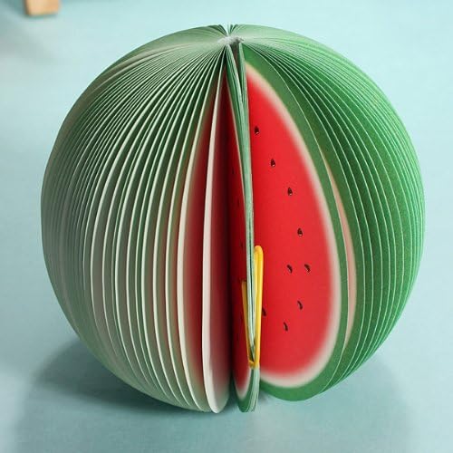 Zeuxs Fruit Vegetable Notepad Memo Post Notes Bookmark Writing watermelon