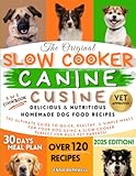 Slow Cooker Canine Cuisine: Delicious & Nutritious Homemade Dog Food Recipes. The Ultimate Guide to Quick, Healthy, & Simple Meals for Your Dog Using a Slow Cooker. Perfect for Busy Pet Parents!