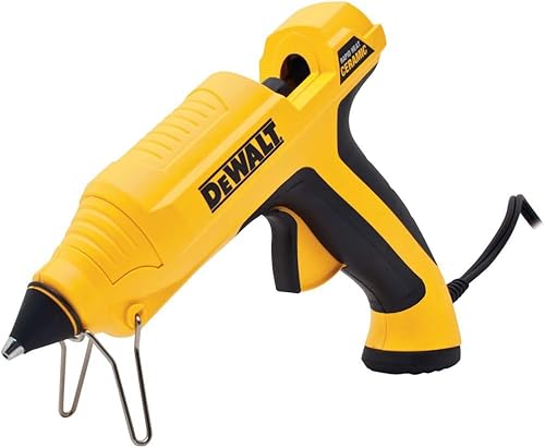 Miniatura 7 de DEWALT Pistola de pegamento de cerámica de calor rápido y barras de pegamento caliente AdTech de 4 pulgadas, tamaño completo, transparente, 50