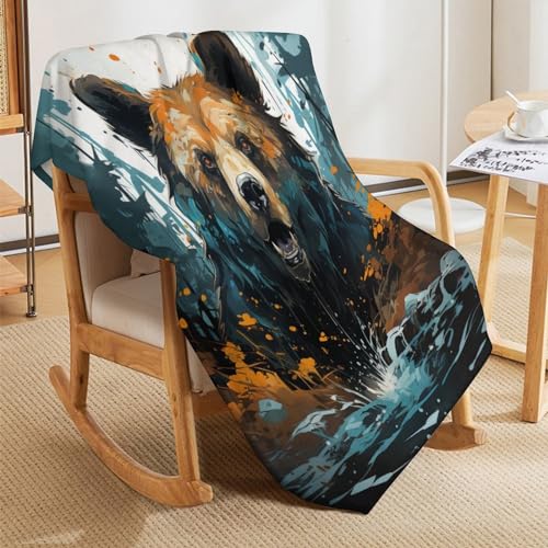 Manta de franela cálida 140x180 cm forro polar suave de sofá 5