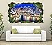 Produktbild 3D Wandtattoo Kreta Griechenland blau Paradies selbstklebend Wandbild Tattoo Wohnzimmer Wand Aufkleber 11L1705, Wandbild Größe F:ca. 97cmx57cm