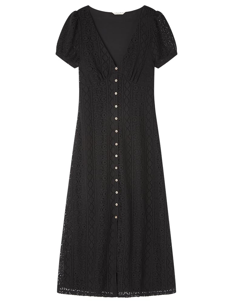 SPRINGFIELD Vestido Midi Crochet Botones Mujer