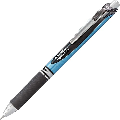 Miniatura 2 de Pentel Energel RTX - Bolígrafos de punta de aguja de 0.020 in, juego de bolígrafos de gel líquido retráctiles Energel RTX - Paquete de 5 bolígrafos