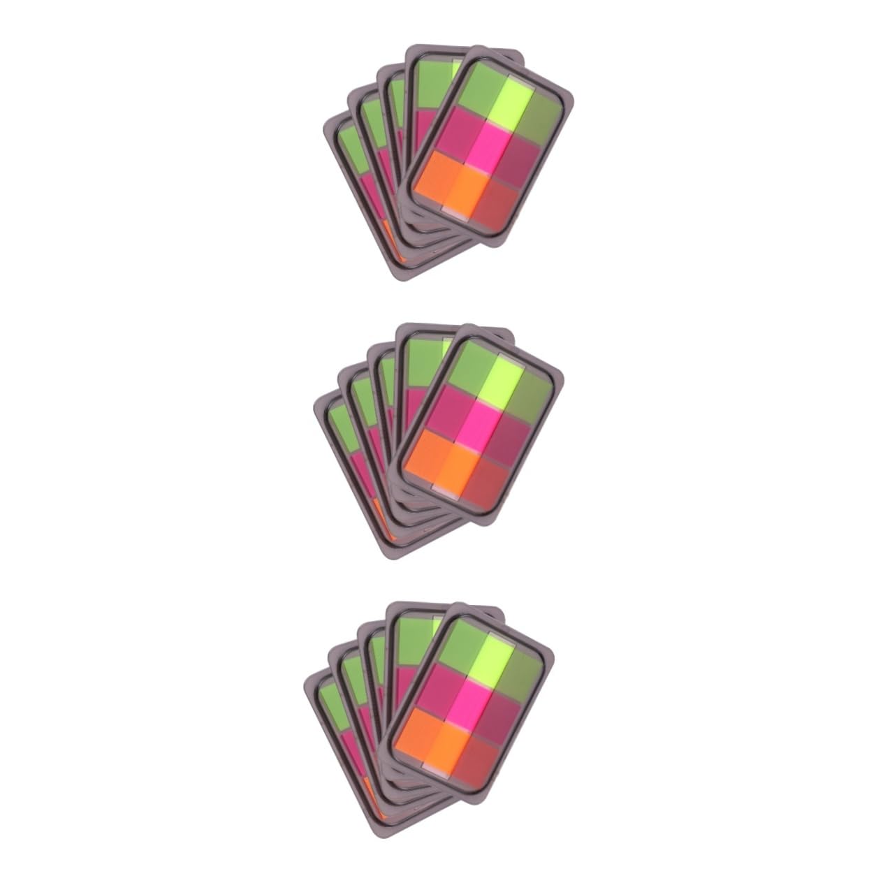 Lurrose 3 Sets Neon-tabs Flaggen Seitenmarkierungen T-sticky Neon Notes Pet Zum Einfachen Hervorheben 10 Packungen * 3