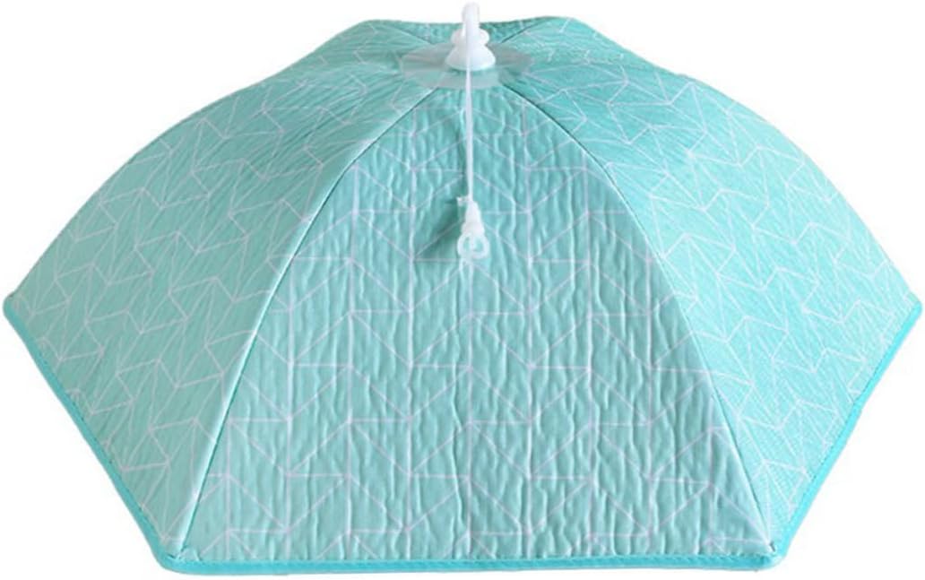 Foldable Food Cover Tent for Table, Green Aluminum Film and Oxford Cloth