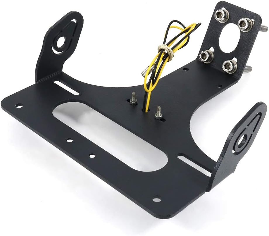 Xitomer Compatible with YZF R1 Fender Eliminator Kit Tail Tidy Fit for YZF-R1 2004 2005 2006 Motorcycle License Plate Holder Compatible with Stock & Aftermarket Turn Signal