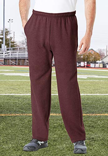 KingSize Men's Big & Tall Tall Fleece Open Bottom PantsKs Sport4