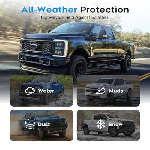 Image of Sunsdrew Mud Flaps for 2017-2026 Ford F250 /F350 Accessories