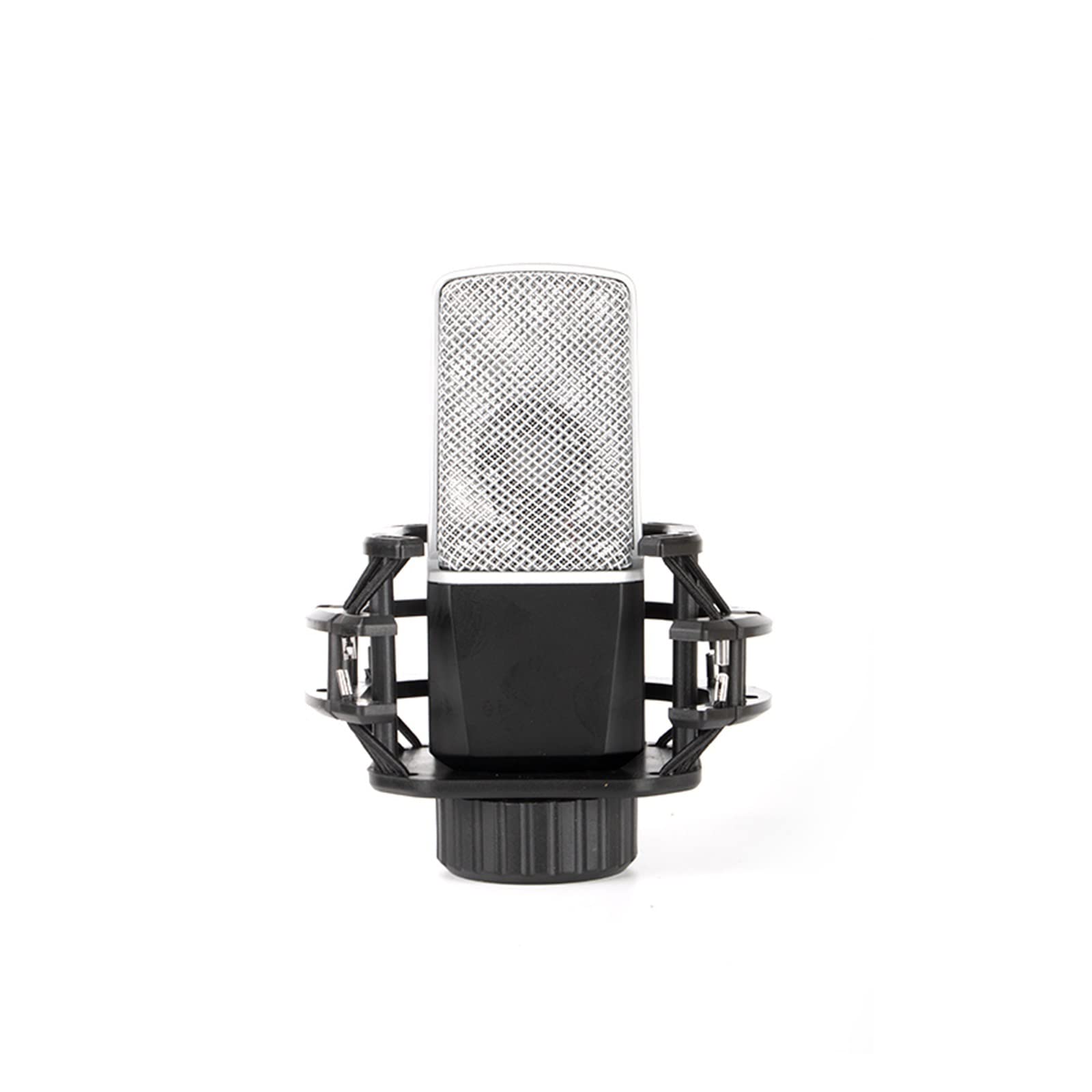 Microphone de studio à condensateur capturant le chant pur sur PC