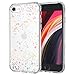 iPhone 7 Case, iPhone 8 Cover, MOSNOVO Colorful Confetti Pattern Clear Design Printed Transparent Hard Slim Case with TPU Bumper Protective Case Cover for Apple iPhone 7 (2016) / iPhone 8 (2017)