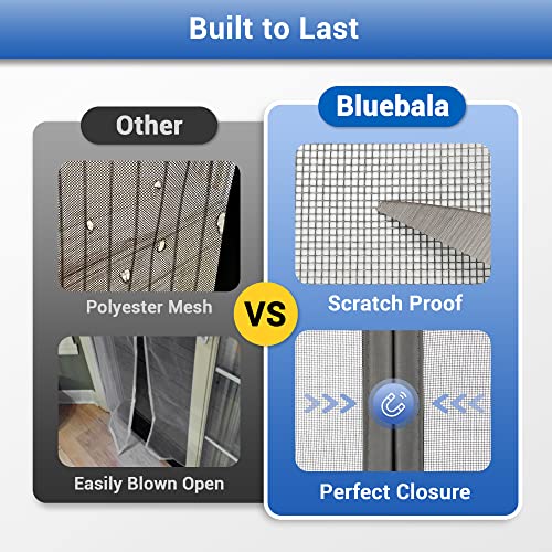 Fiberglass Magnetic Screen Door for Single Doors – Heavy Duty Self-Sealing Mesh with Strong Magnets - image 5