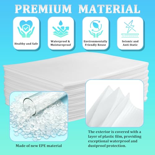 30 Pack Large Foam Pouches 22x26 in, Cushion Foam Wrap Pouches by APOCHON - Used condition - Image 3
