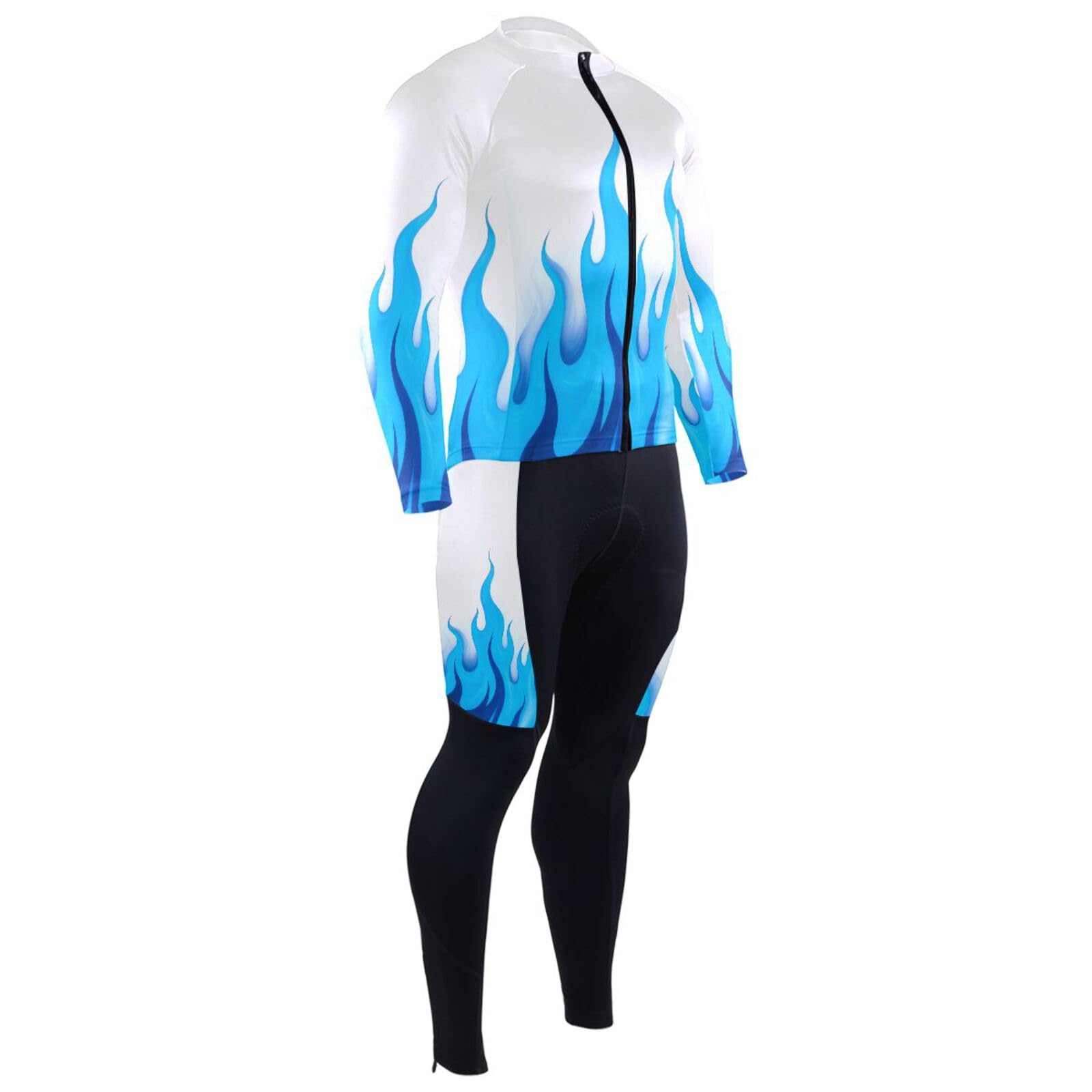 Herren Radtrikot mit Taschen, atmungsaktiv, Mountainbike-Hemden für 3D-gepolstert
