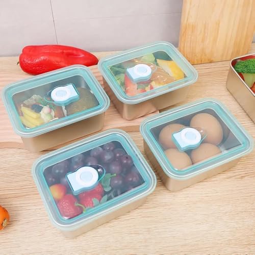 Image of Stainless Steel Food Storage Containers with Lids | Leakproof, Oven & Freezer Safe | Meal Prep & Lunch Boxes | Snack Container | Reusable Meal Prep Boxes (2)