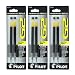 Pilot G2, Dr. Grip Gel/Ltd, ExecuGel G6, Q7 Rollerball Gel Ink Pen Refills, 0.5mm, Extra Fine Point, Black Ink, Pack of 6