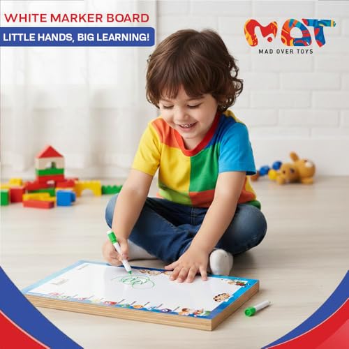 Image of 2 in 1 Junior String Hockey Game with Writing Board for Kids|Indoor Outdoor Pull String Hockey Toy|Fun Sports Sling Shot Toy for Boys Girls,Family Game,Hand-Eye Coordination Training Kit