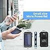 Solar-Charger-20000mAh-Portable-Solar-Power-Bank-for-Cell-Phone-Waterproof-External-Solar-Backup-Battery-Power-Pack-Charger-Built-in-Dual-USBFlashlight-for-All-Phones-Tablets-and-Electronic-Devices Oukafen Solar Charger 20000mAh Portable Solar Power Bank for Cell Phone Waterproof External Backup Battery Power Pack Charger Built-in Dual USB/Flashlight