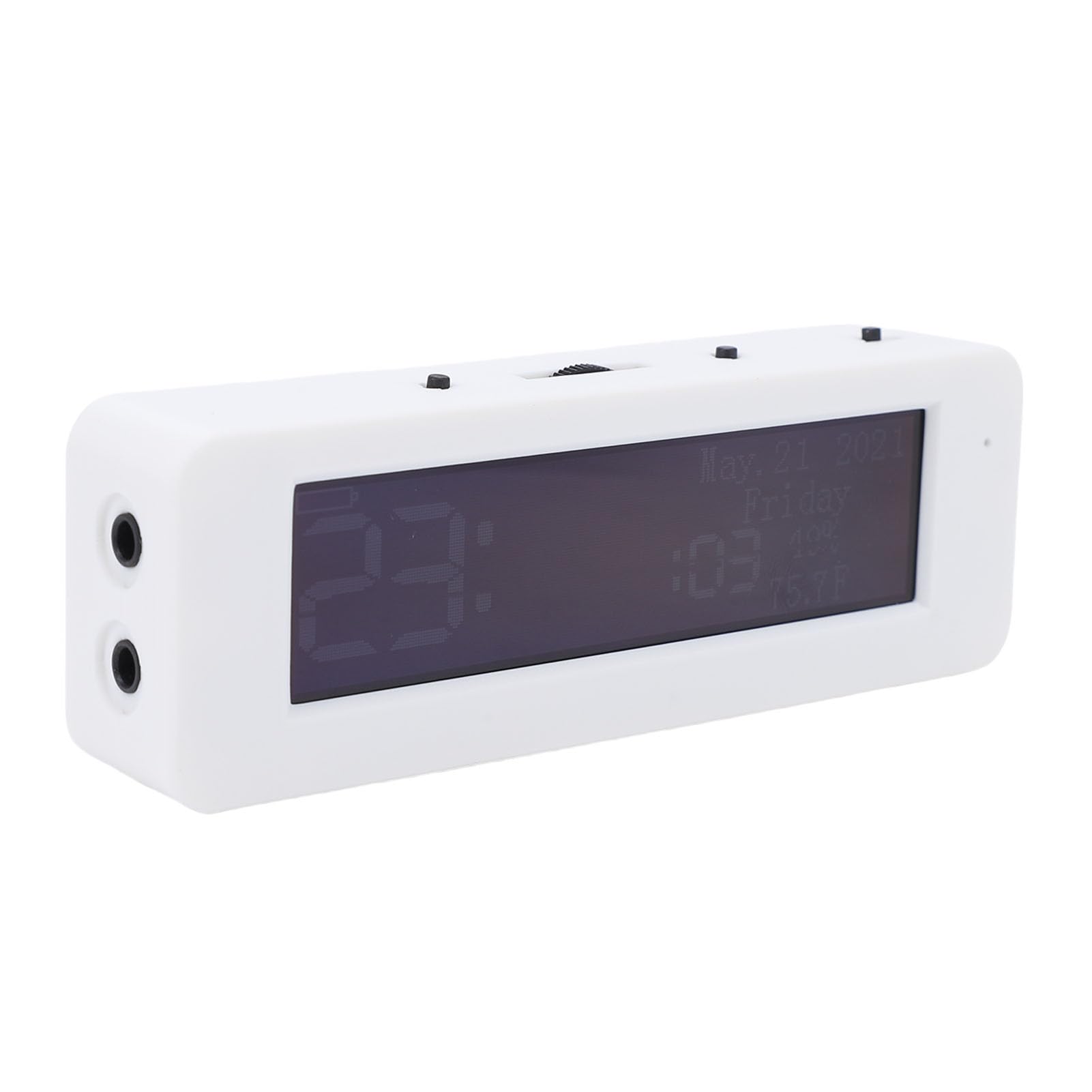 Analizador de Espectro Musical, Pantalla de Espectro de Sonido de Rango Completo de 20 Hz-20 KHz con Pantalla LED de 8 Efectos, Visualizador de para Automóvil para Monitoreo de Tiempo,