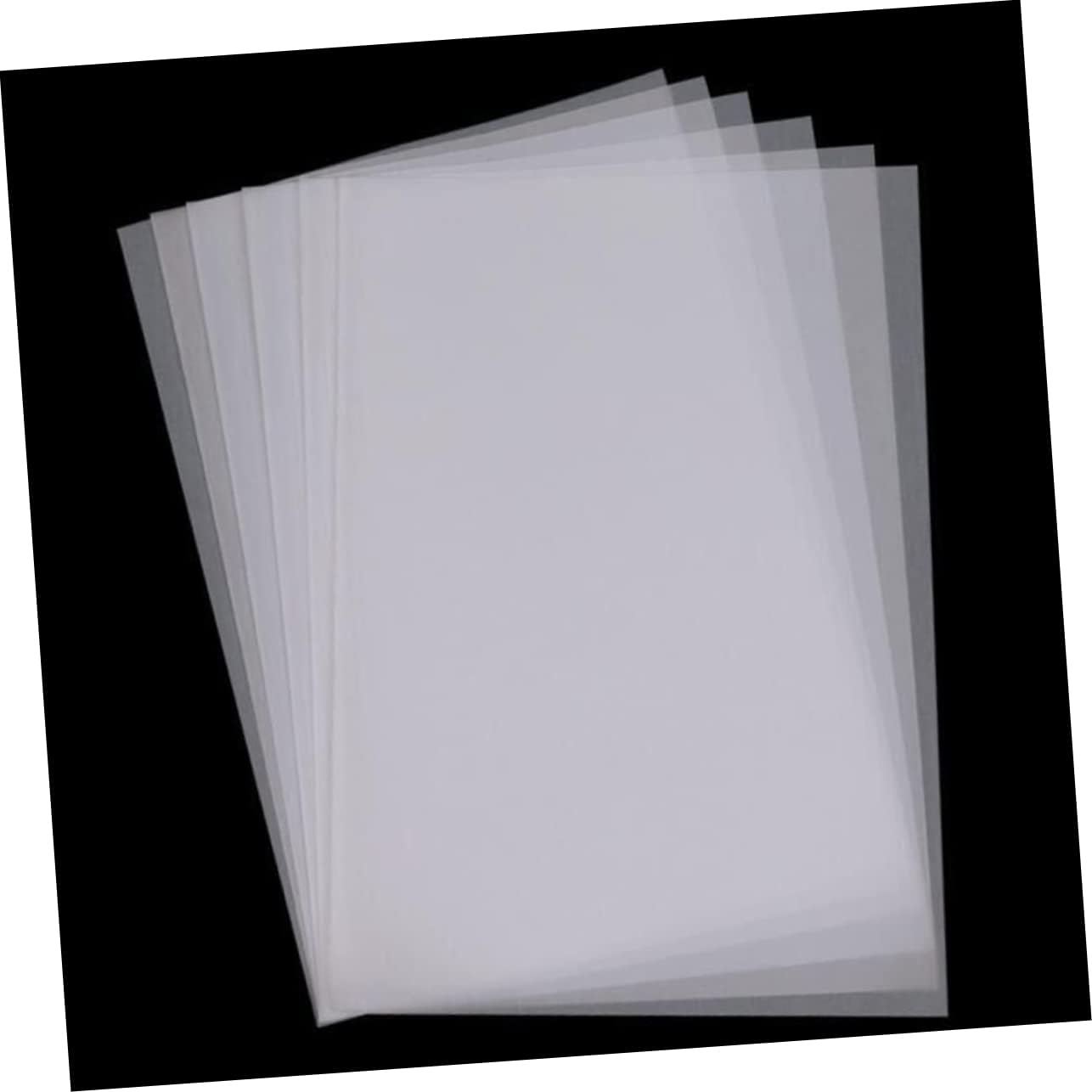 TEHAUX 100pcs Translucent Tracing Paper Drawing Calligraphy Engineering Paper Durable Odorless Fade Resistant for Artists DIY Projects