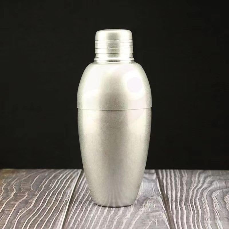 Coctelera de barra, coctelera de acero inoxidable, coctelera clásica de tres etapas, juego de vasos de coctelera con manivela y herramientas de coctelería (Color : 2)