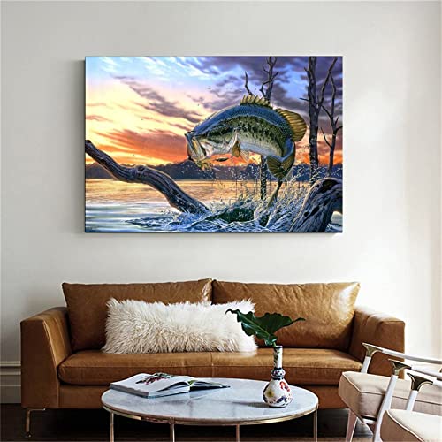 Ifunew Hunting And Fishing Wildlife And Nature Canvas Art Poster And Wall Art Picture Print Modern Family Bedroom Decor Posters 16X24Inch(40X60Cm) #TOP5