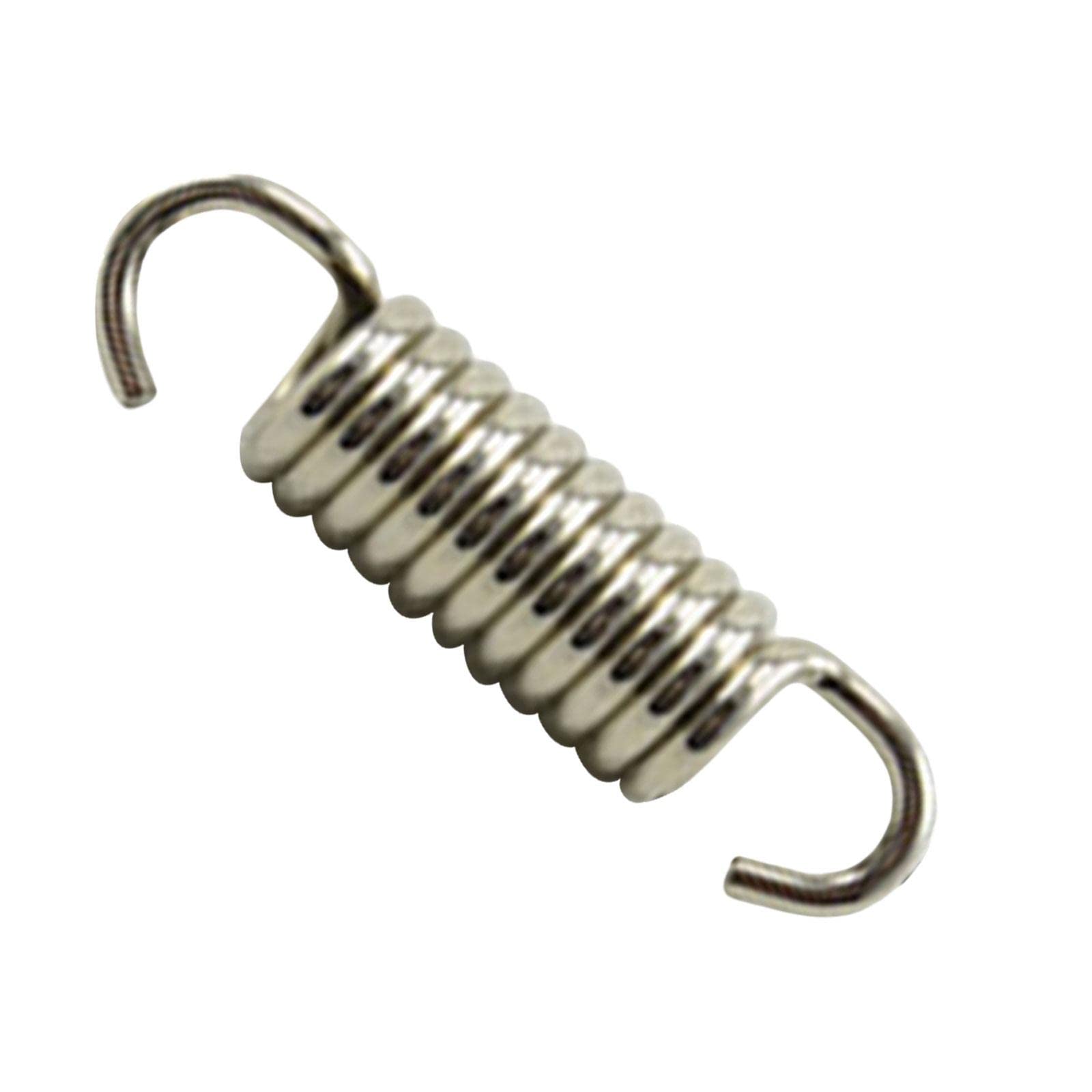 ATORSE Motorcycle Exhaust Pipe Spring Accessory 304 Stainless Steel 43mm Argent Straight-image-20