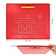 ALEENFOON Magnetisches Zeichenbrett für Kinder ab 3 Jahren, Reißbrett Magnetisch Schreibtafel Zeichentafel Zaubertafel Abwischbar Schreiben Pädagogisches Spielzeug (Groß, Rot)