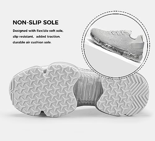 Image of LUCKY STEP Women Air Cushion Fashion Sneakers | Breathable Casual Comfortable Lightweight Walking Shoes