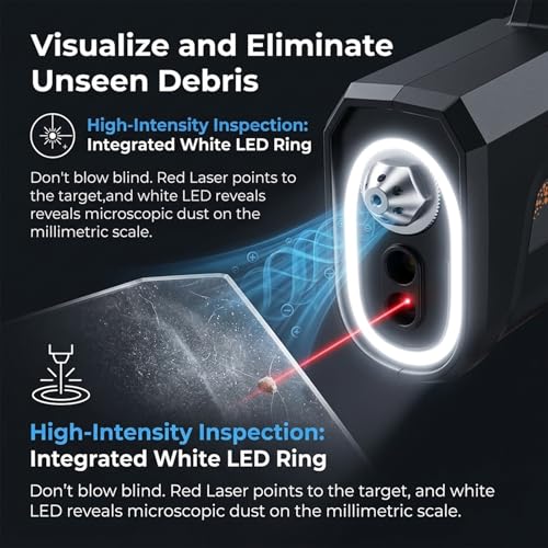 Éliminateur statique électronique et pistolet ionisant avec LED - 4