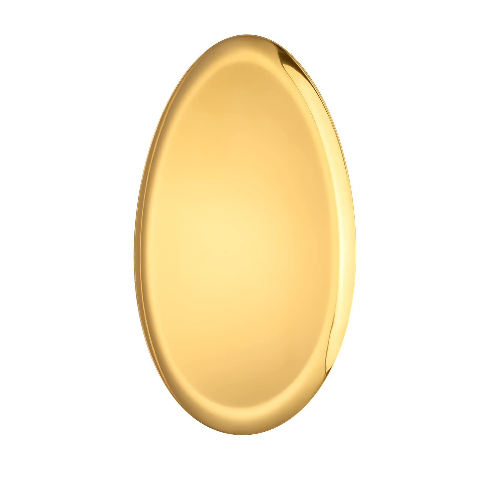 Luvtree Gold Olive Shaped Large Stainless Steel Tray - Versatile Organiser For Jewellery, Makeup, Candles & Display - Ideal For Dressing Tables, Coffee Tables & Champagne Tray - Spacious 32Cm X 24Cm