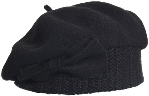 Miniatura 2 de VECRY - Gorro 100 de lana para mujer boina de fieltro tipo cloche gorro de invierno para vestir