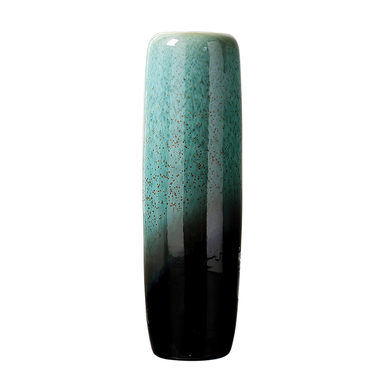 asdchZen Tall Floor Vase, 31.4 Inches/80Cm Large Floor Ceramic Vase, Modern Decorative Vase For Living Room, Office, Bedroom, Garden, Kitchen, Wedding, Branches And Dried Flowers,23.5x80cm