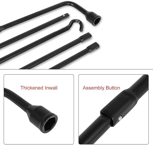 Miniatura 3 de ECCPP Juego de herramientas de llave de repuesto compatible con Dodge para Ram 1500 2002-2010 para Ram 1500 2011-2015 5093163AA con bolsa