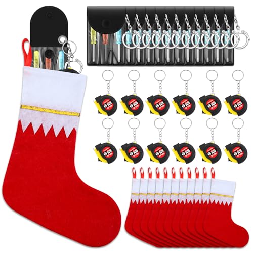 Pickmesh 36 Pcs Christmas Stockings Stuffers for Coworkers Mini Measuring