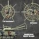 Supdex 1/24 Rc Panzer, Fernbedienung Panzer Deutscher Leopard II Armeepanzer, Modellbau Panzer 2.4Ghz mit Schussfunktion, Panzer Spielzeug Geeignet für Kinder ab 6 Jahren, RC Tank Mit Licht und Rauch