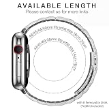Hongxinzhan 2pcs Metal Watch Strap Compatible with Apple Watch 46mm(Series11 10) 45mm 49mm(Ultra) 44mm 42mm(Series3-1) Replacement Strap for iWatch SE Ultra 3 2 1 Series 11 10 9 8 7 6 5