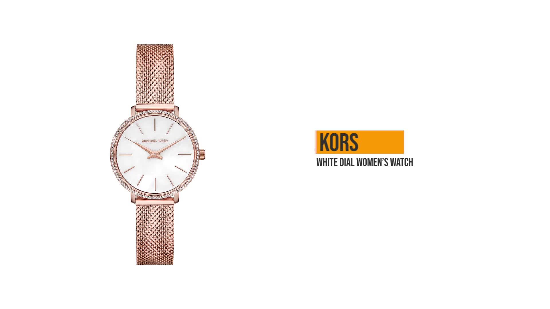 Michael Kors Pyper Analog White Dial Women's Watch-MK4588 : Amazon