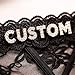Personalized Thong for Women with Name – Custom Rhinestone Letter Lace Underwear, Long-Lasting Adhesion & Odor-Free Ready to Wear, Sexy Gift for Girlfriend Wife Valentine's Day Birthday Anniversary