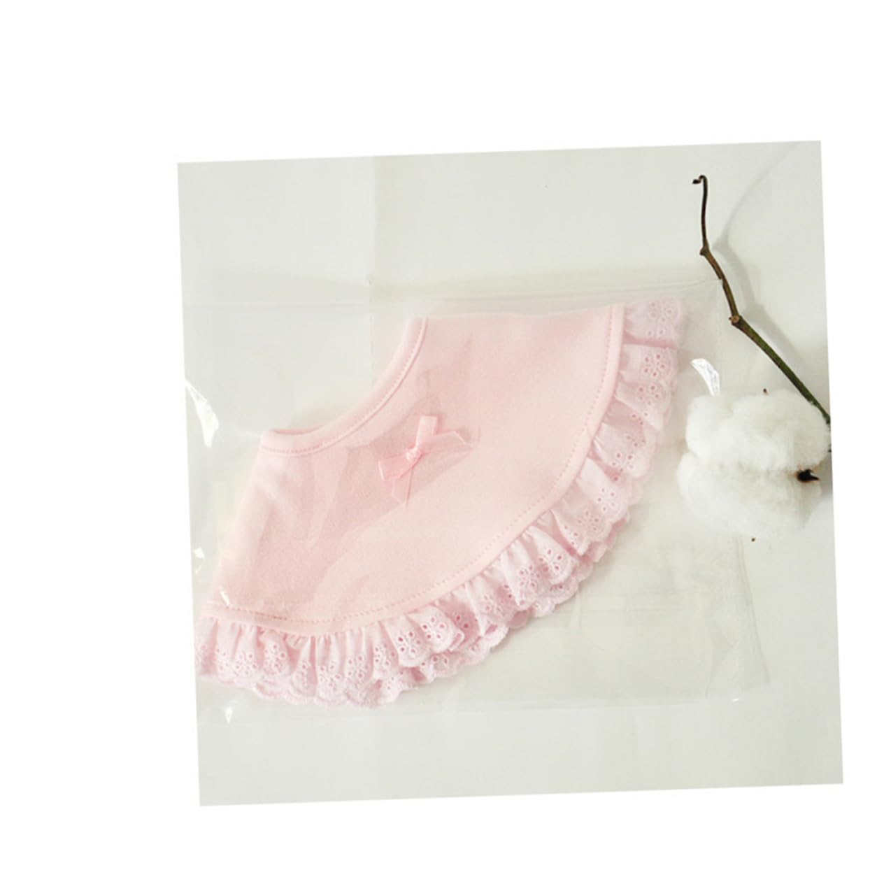 Abaodam 6piezas Baberos De Algodón Para Bebés Diseño De Lazo Pack y Para Alimentación