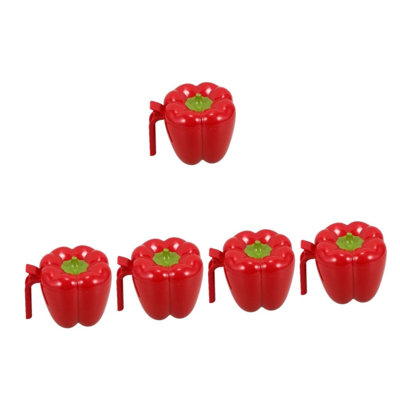 Boîte d'assaisonnement 5 pièces en plastique réutilisable pour poudres et condiments