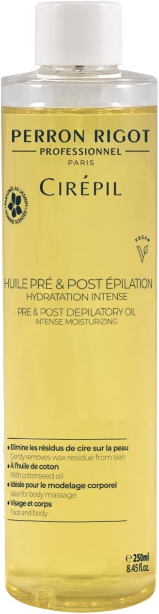 Waxing Oil, 8.45 Oz, Pre & Post Depilatory, Soothing, For All Skin Types, Unisex, Professional Use Only