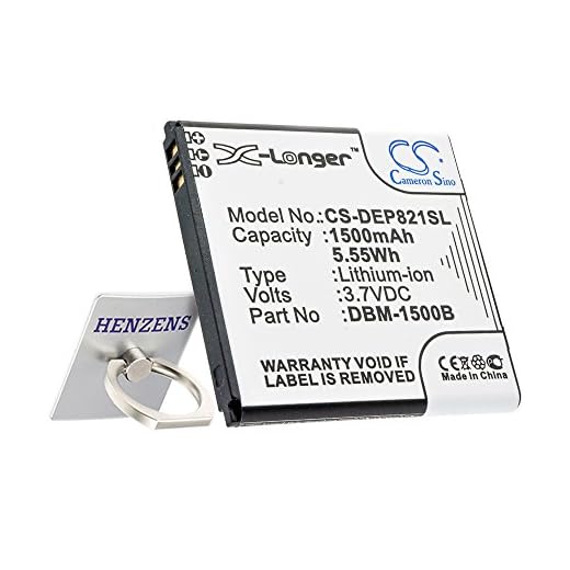 Cameron Sino battery, 1500 mAh Li-ion, suitable for Doro Liberto 820 mini, replaces Doro DBM-1500B