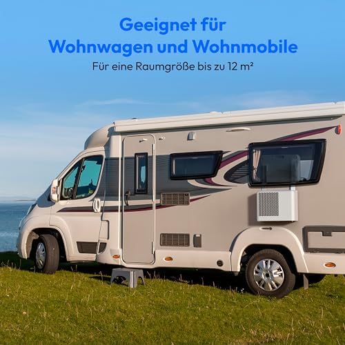Bild 3 - MEDION P502 Smarte Split Klimaanlage (für Wohnwagen Wohnmobil Camping Boot Bus Camper Caravan Mobilheim, inkl. Montagekit, 5000 BTU, Kühlen Entfeuchten und Ventilieren, Schlafmodus, MD37735)
