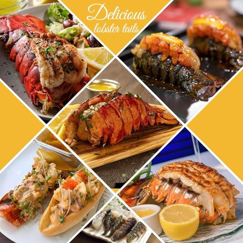 image for OCEANZEN Maine Lobster Tails 8–10 oz Each, Premium Grade A, Flash-Fr