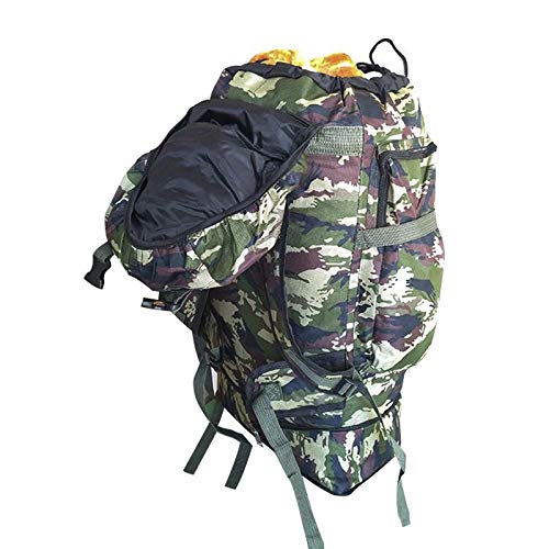 MOCHILA MILITAR EXPANSÍVEL AJUSTÁVEL FECHAMENTO POR CORDÃO CAMUFLADA ACAMPAMENTO CAMPING VIAGEM TRIL